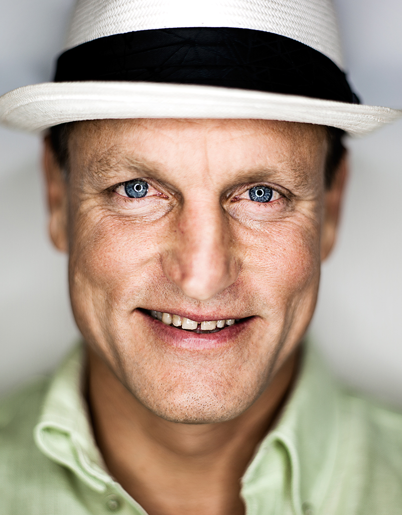 SMILES...actor Woody Harrelson was eventually chosen as the 52-year-old for the project