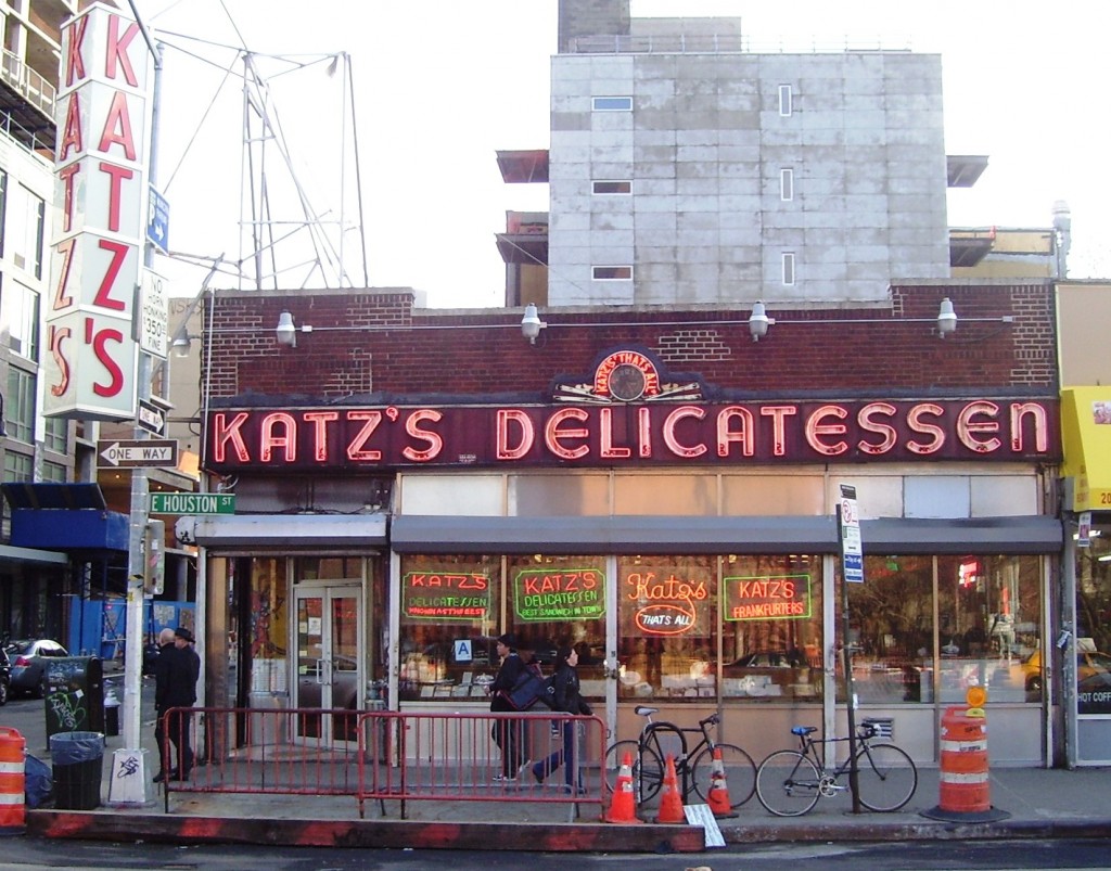MOVIE STAR...Katz's Deli in the Lower East Side