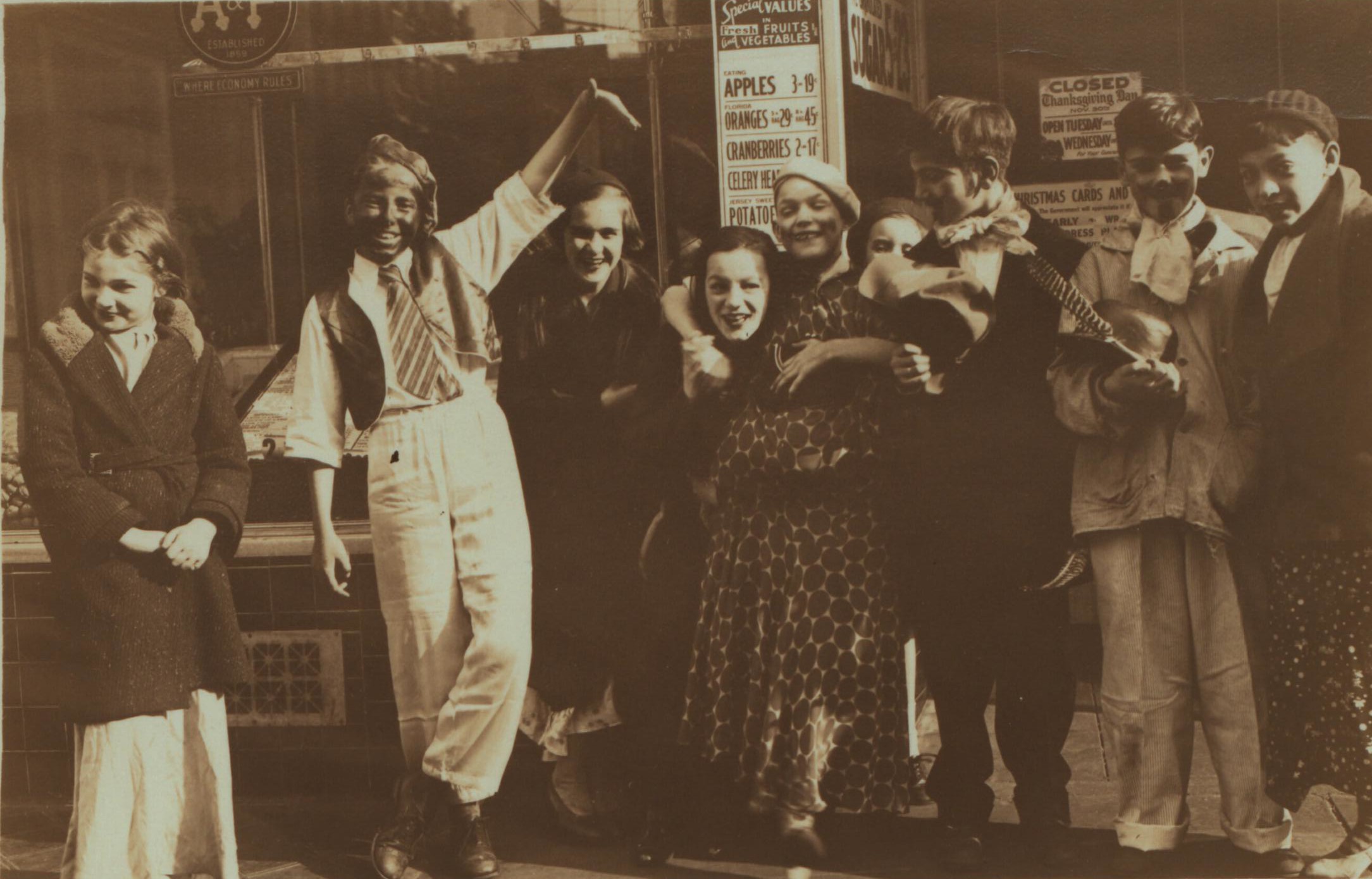 OLD TIMES...kids on Bleeker Street in 1933