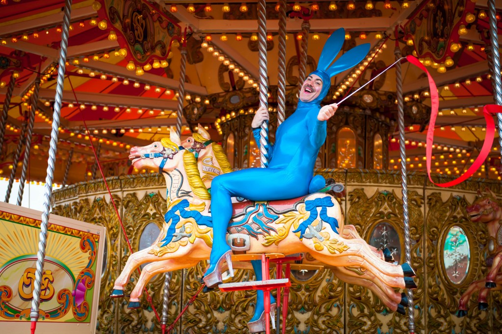 CAROUSEL...Scotty the Blue Bunny is a cabaret phenomenon and says everything's getting better with age  Photo by Sarah Olivier
