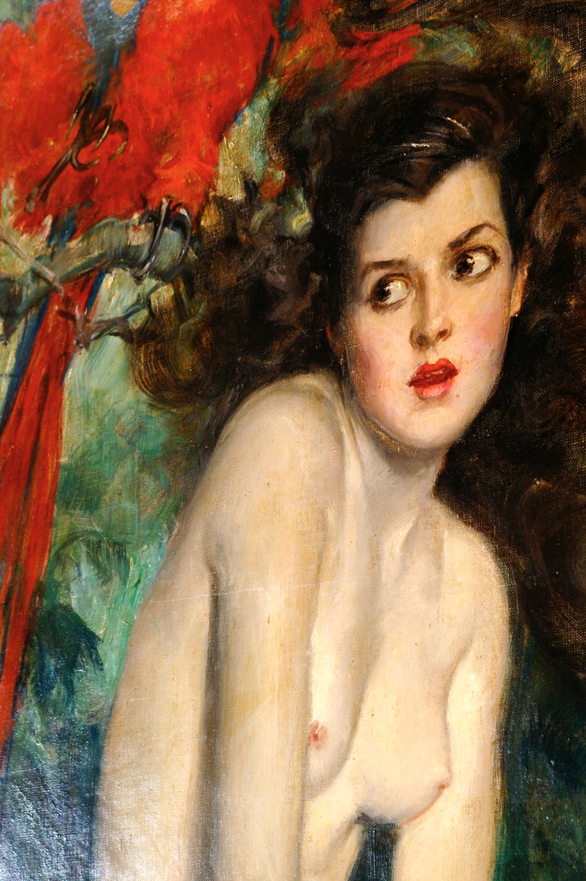 ART...close-up from Fantasy Scenes with Naked Beauties