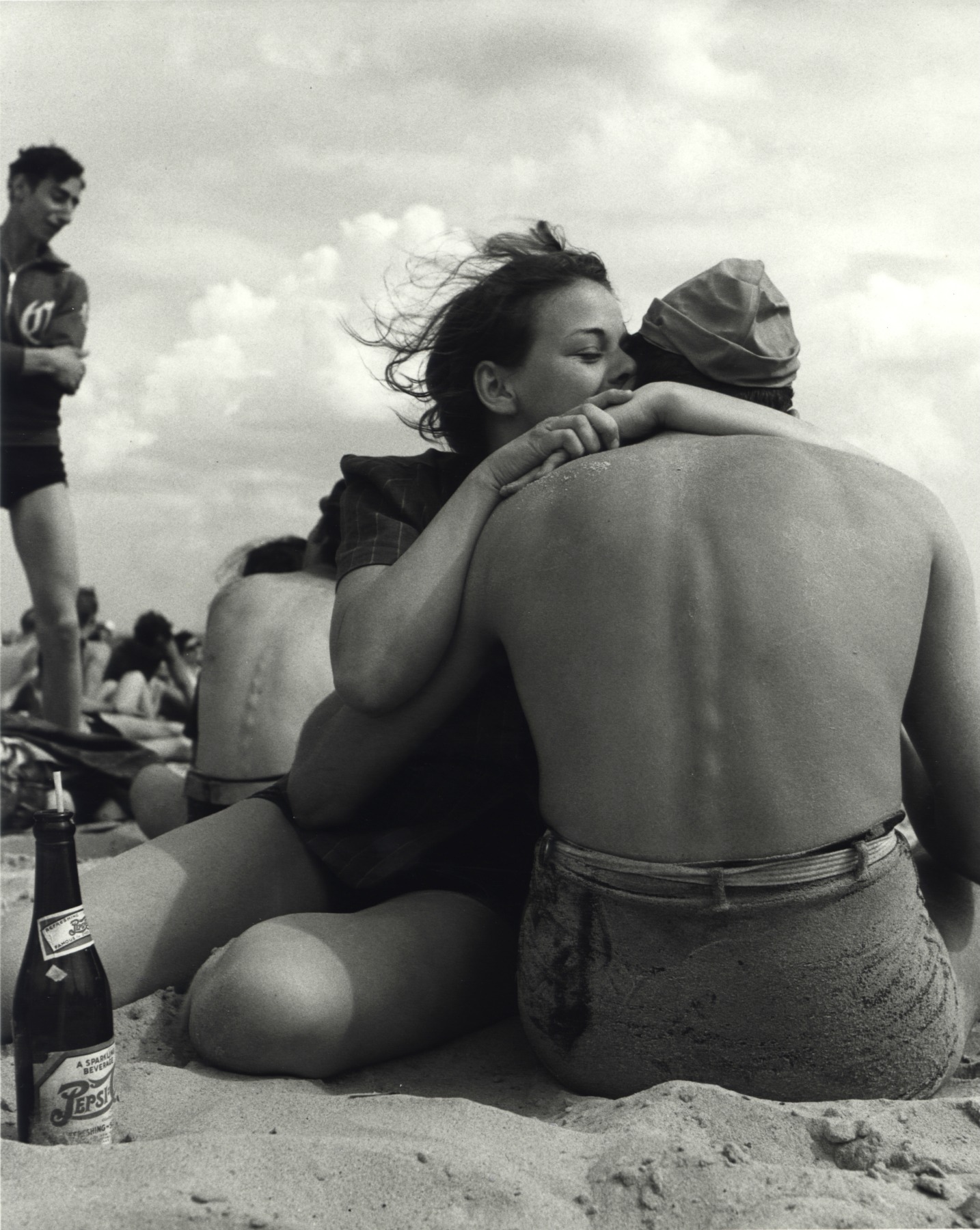 LOVERS...Morris Engel's shot of a couple at Coney Island